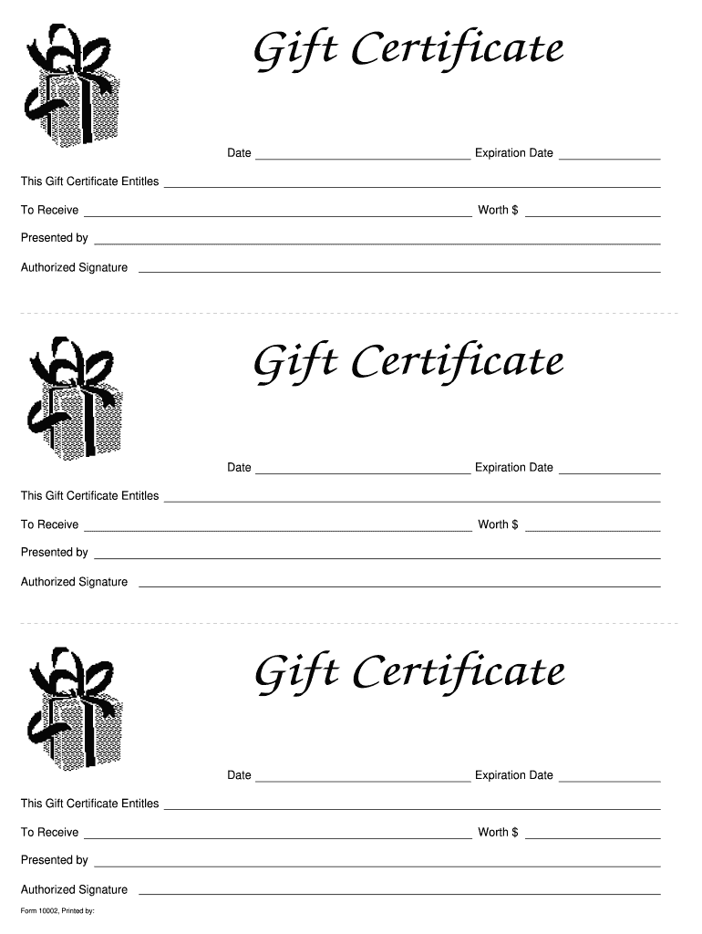 free gift certificate template for mac